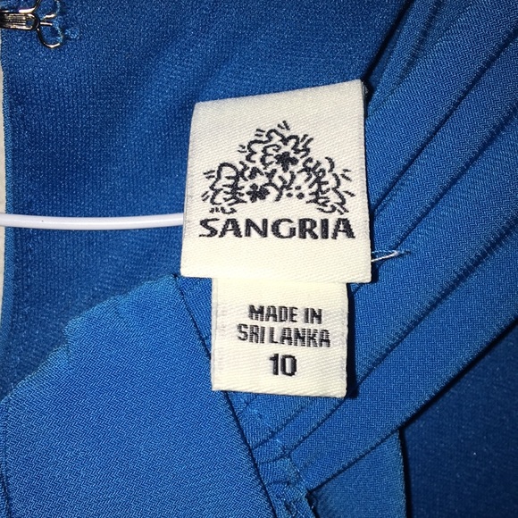 Sangria dress womens size 10 asymmetrical hem - Picture 4 of 6